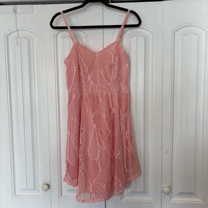 Daytrip Pink Lace Dress‎ Size Medium